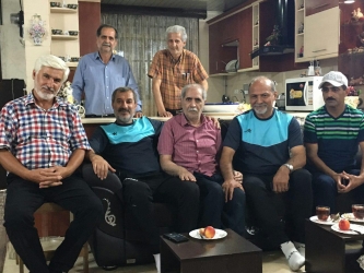 عیادت محمد مایلی کهن از طرفدار قدیمی تیم ملوان بندر انزلی
