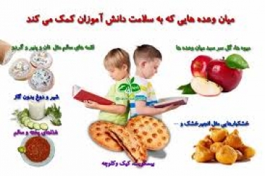 میان وعده‌های سالم برای دانش آموزان