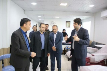 شهردار رشت از سازمان انتقال خون استان گیلان بازدید کرد