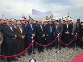 دومین سد لاستیکی شهرستان لنگرود با حضور وزیر نیرو افتتاح شد