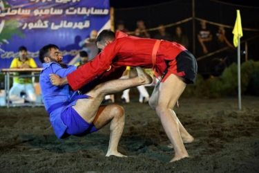 اولین دوره مسابقات سامبو ساحلی قهرمانی کشور به میزبانی استان گیلان برگزار شد