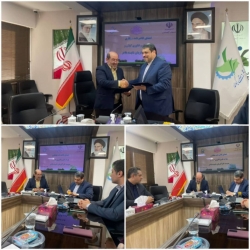 امضای تفاهم نامه همکاری بین پارک علم و فناوری گیلان با یک موسسه دانش بنیان 