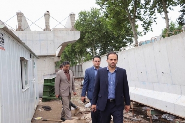 پیشرفت تقاطع غیرهمسطح شهید باهنر رشت به ۵۰ درصد رسید