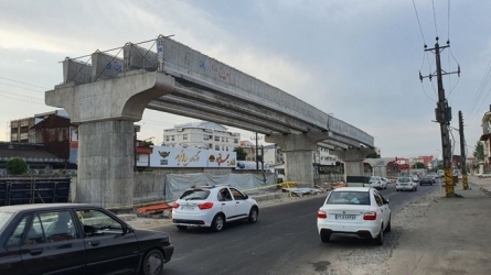 پیشرفت تقاطع غیر همسطح شهید حق بین حمیدیان رشت به ۴۴ درصد رسید