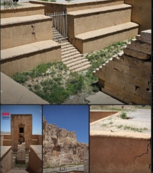زنگ خطر فروریختن آثار سنگی کعبه زرتشت و بی اهمیتی متولیان میراث فرهنگی