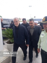 پزشکیان وارد بندر آستارا شد