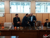  مراسم تودیع و معارفه، معاون بازرگانی و توسعه تجارت سازمان صنعت، معدن و تجارت گیلان برگزار شد