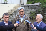 استاندار گیلان از رانش زمین در روستای لیلیم شهرستان املش بازدید کرد