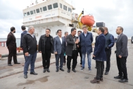 بازدید مشاور استاندار اولیانوفسک روسیه از بندر کاسپین