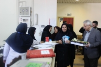 گزارش تصویری تبریک رییس مرکز آموزشی درمانی رازی به پرستاران